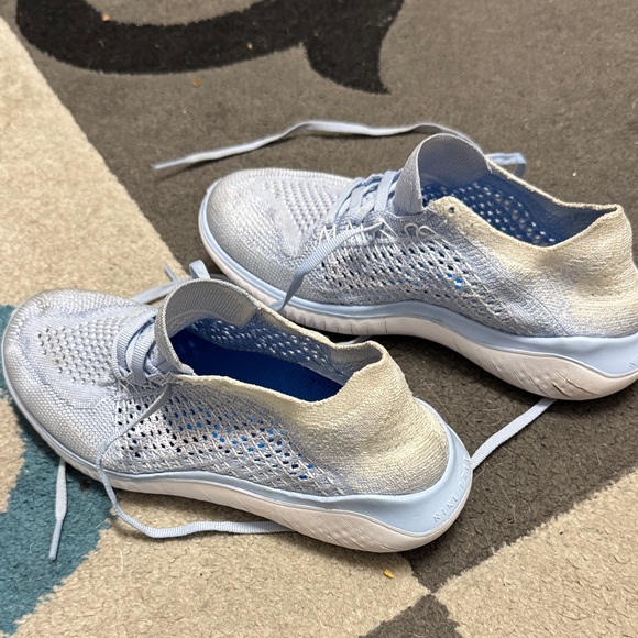 Nike Sky Blue Knit Running Shoes - Picture 3 of 7